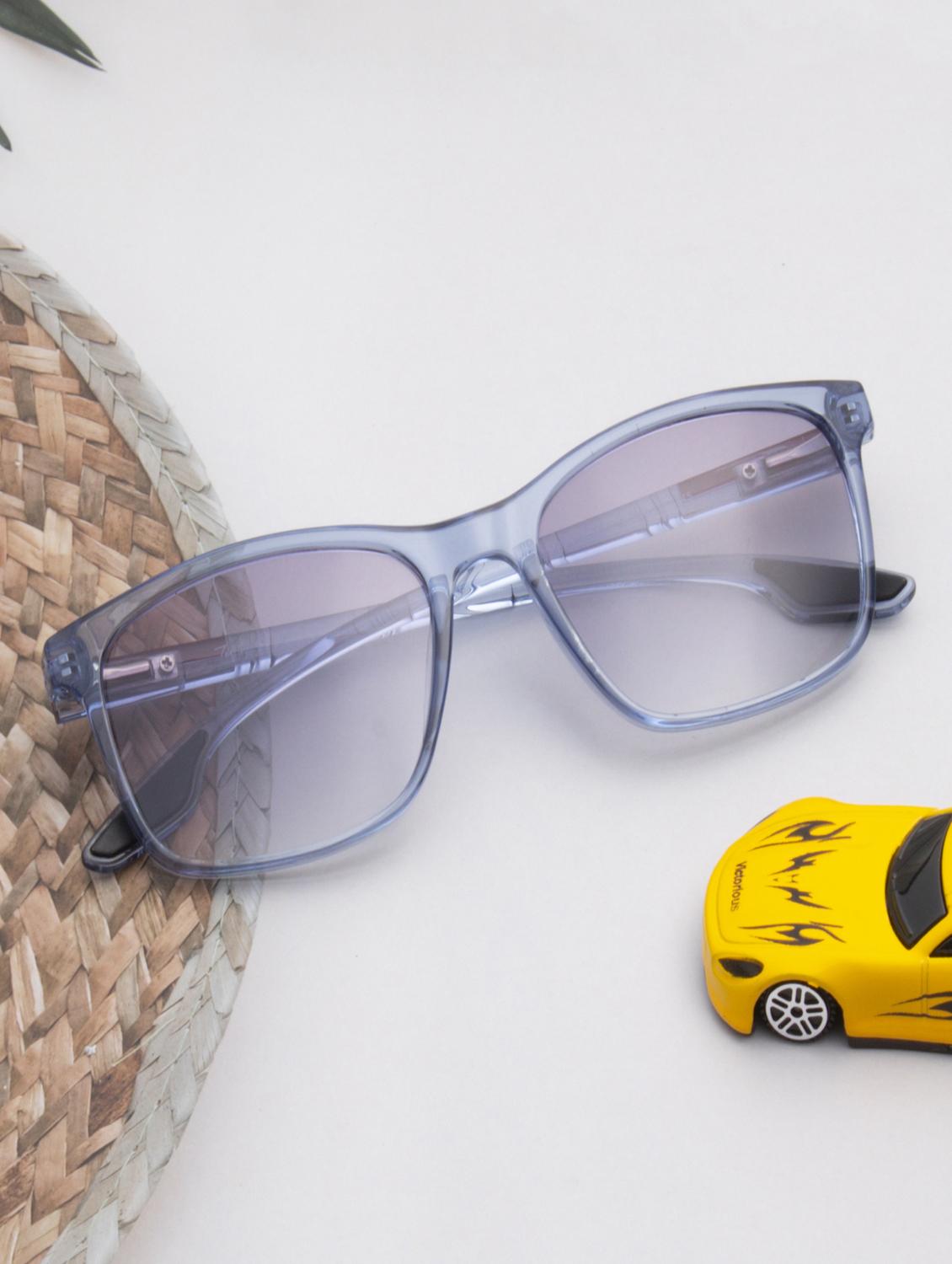 ted smith unisex black premium italian acetate sunglasses with polarized lenses. - 21918736 - Zoom Image - 0