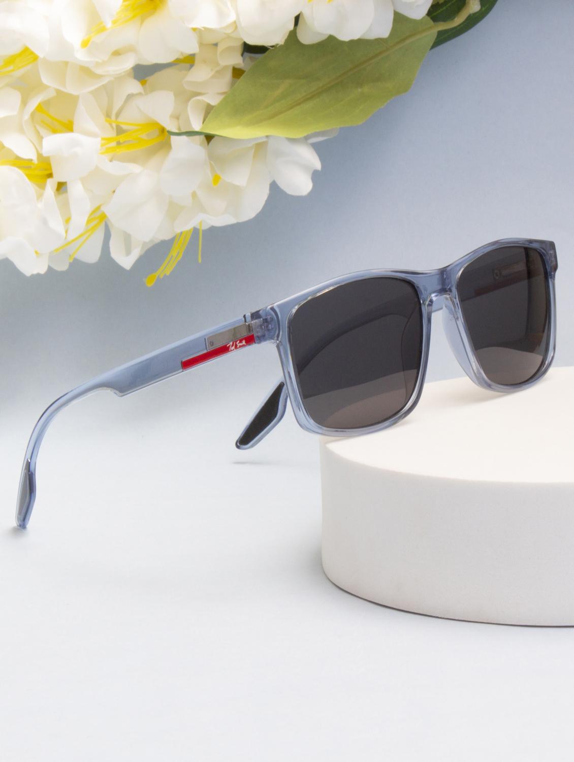 ted smith unisex brown premium italian acetate sunglasses with polarized lenses. - 21918741 -  Zoom Image - 0