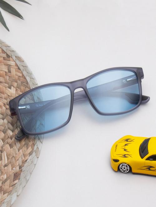 ted smith unisex brown premium italian acetate sunglasses with polarized lenses. - 21918742 - Standard Image - 0