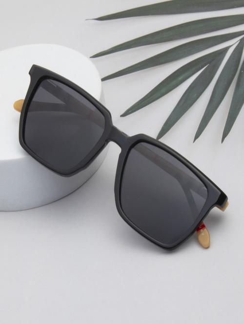 ted smith unisex light brown premium italian acetate sunglasses with polarized lenses. - 21918744 -  Standard Image - 0