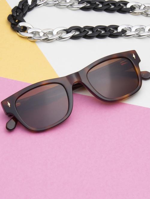 ted smith unisex pink graded premium italian acetate sunglasses with polarized lenses. - 21918756 - Standard Image - 0