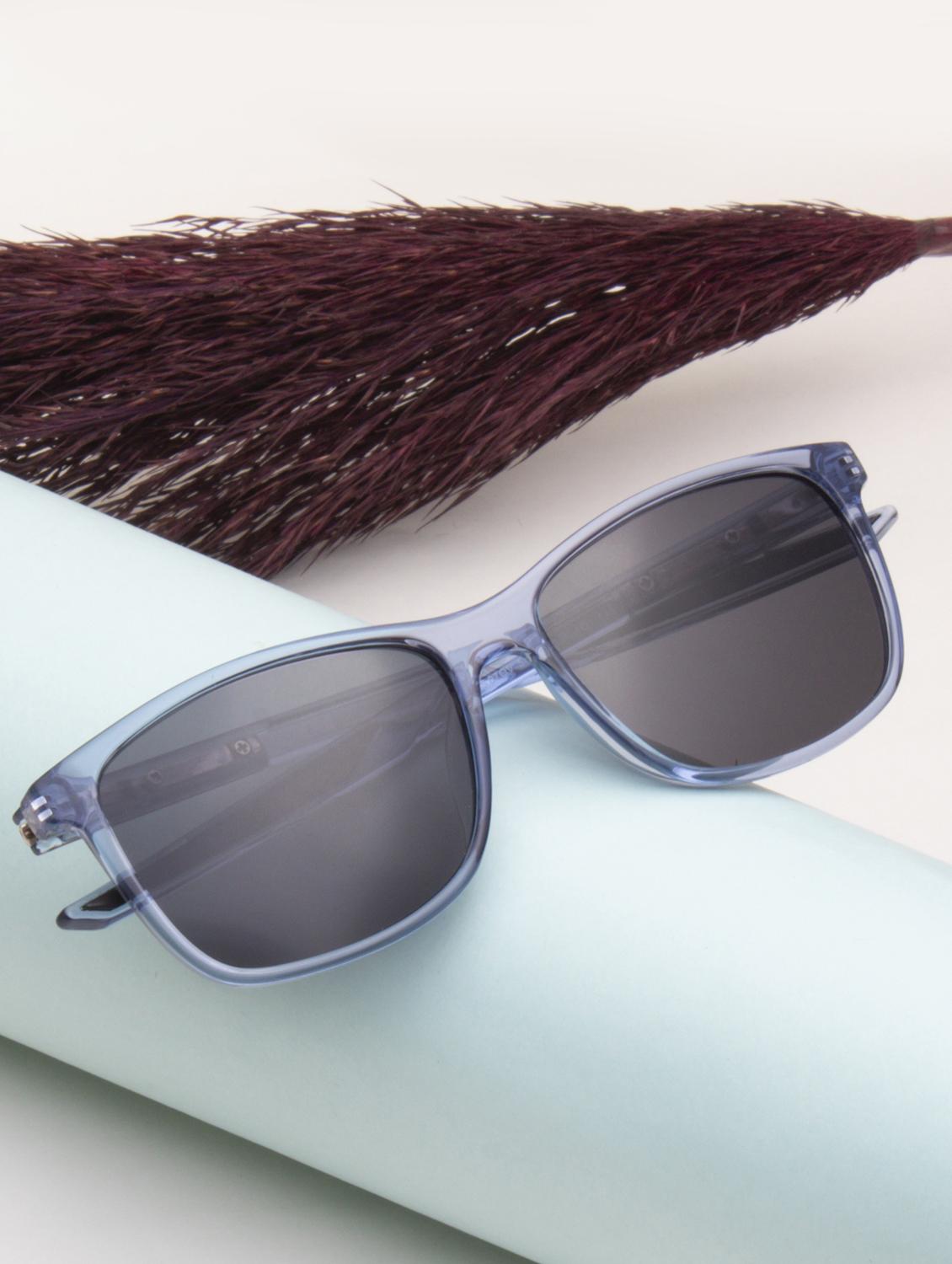 ted smith unisex light brown premium italian acetate sunglasses with polarized lenses. - 21918759 -  Zoom Image - 0