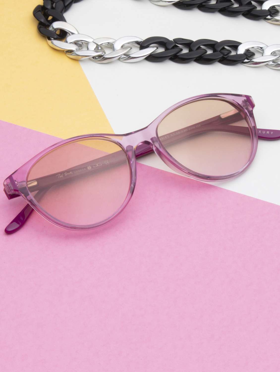 ted smith women brown premium italian acetate sunglasses with polarized lenses.