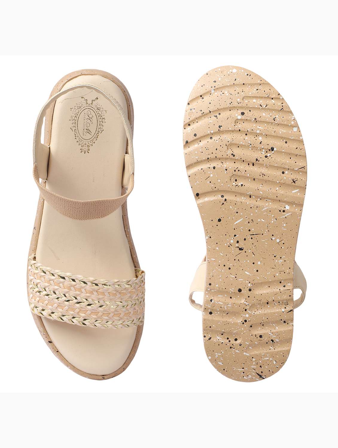 women cream ankle strap wedge - 21918948 -  Standard Image - 4