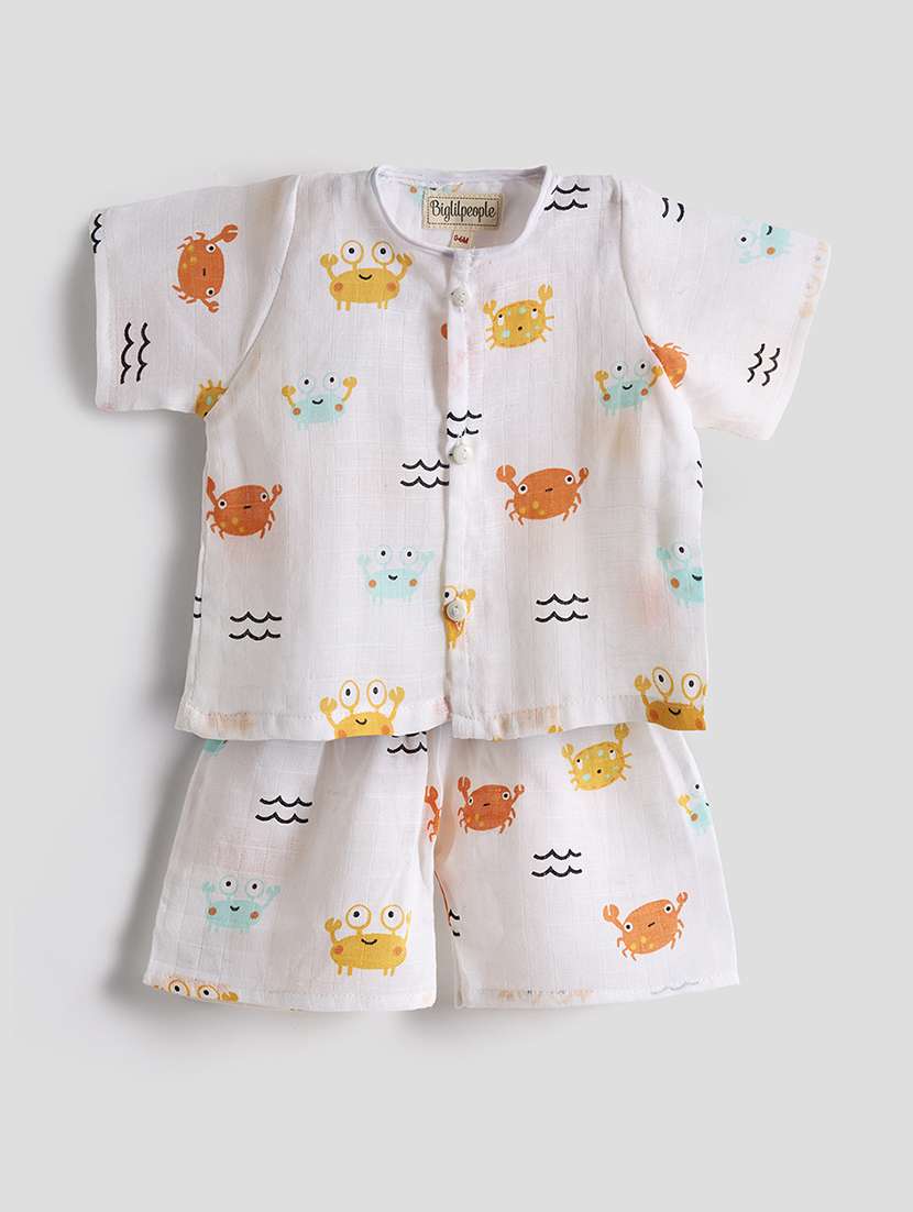 kids printed short sleeves co-ords set