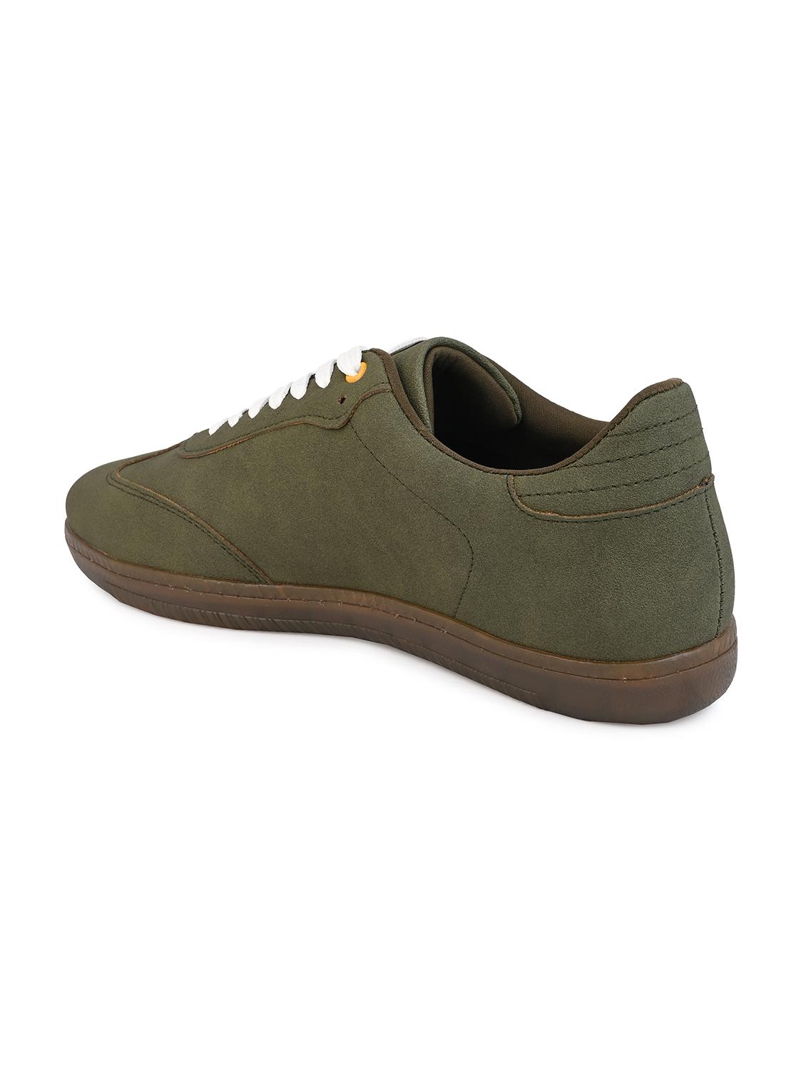 men olive lace up sneaker - 21919912 - Standard Image - 4