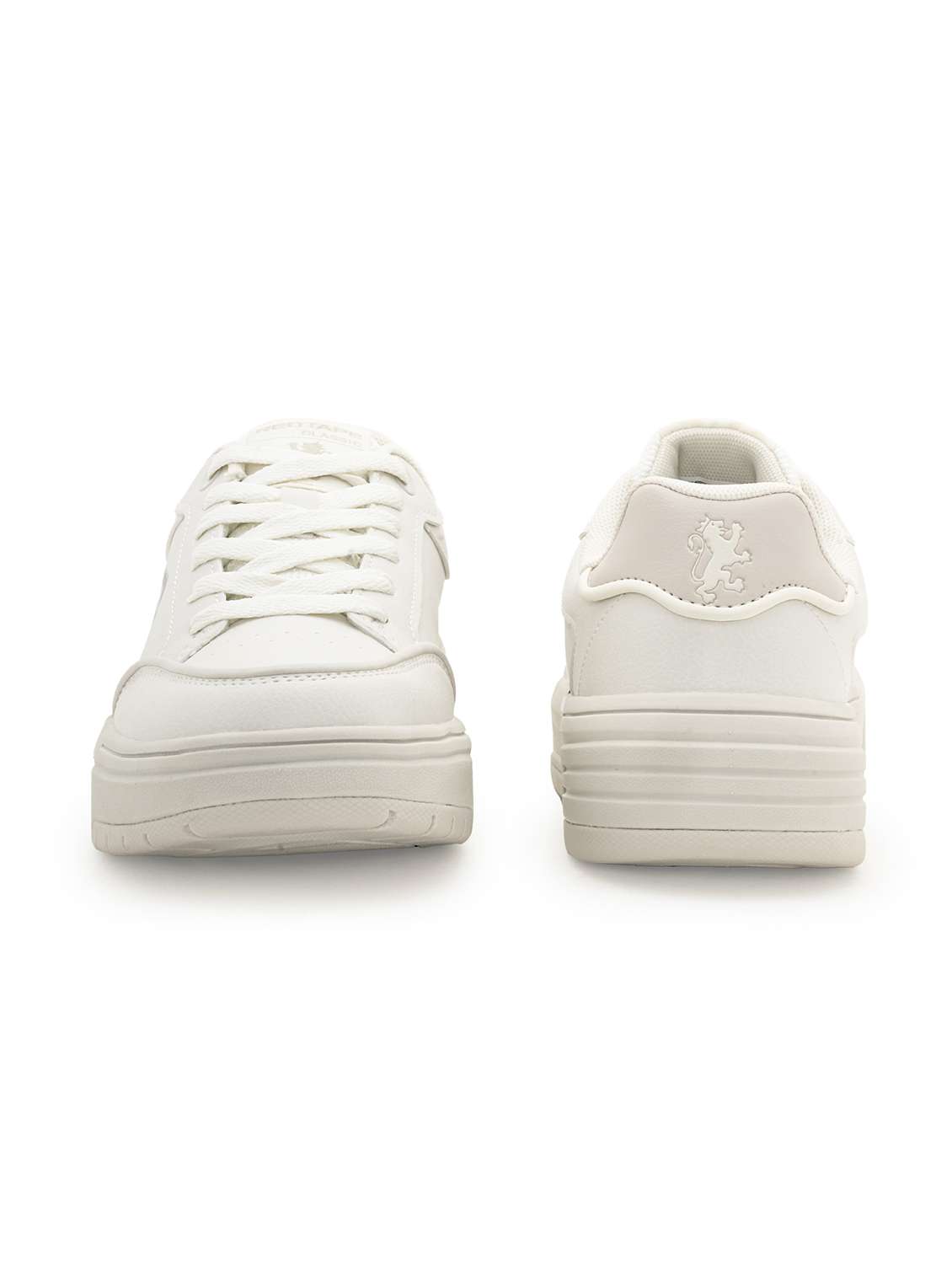 women white lace-up sneaker - 21920117 - Standard Image - 4