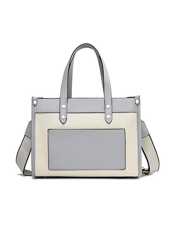grey pu handbag - 21920179 -  Zoom Image - 0