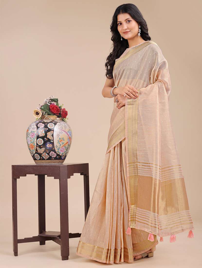 women self design bordered saree with blouse - 21920324 -  Standard Image - 1