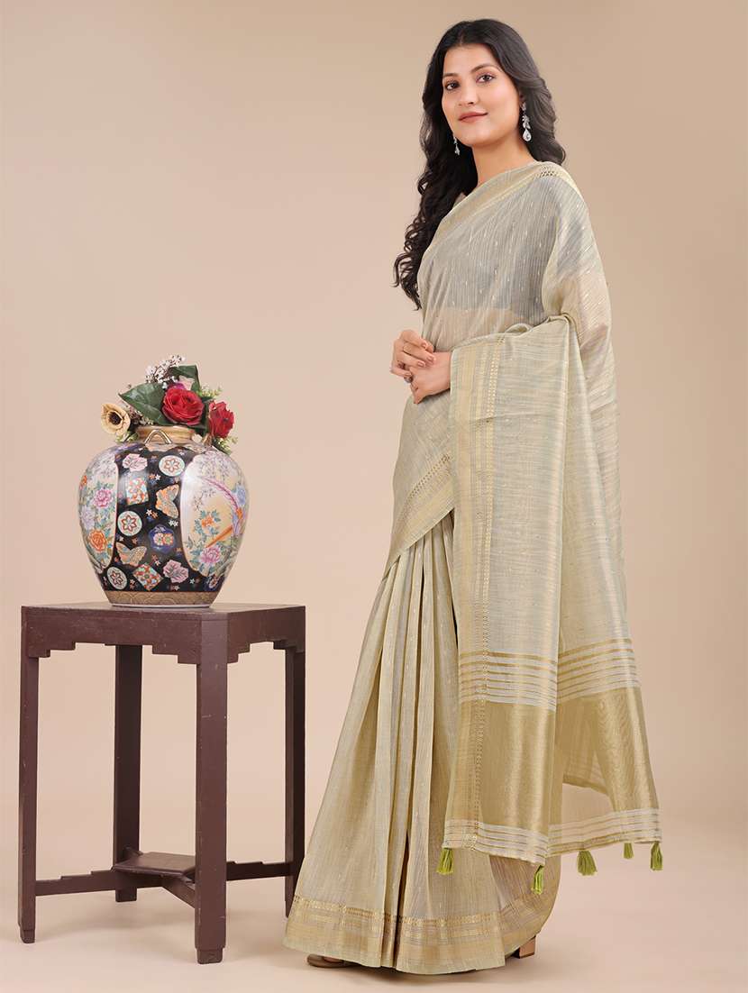 women self design bordered saree with blouse - 21920328 -  Standard Image - 1