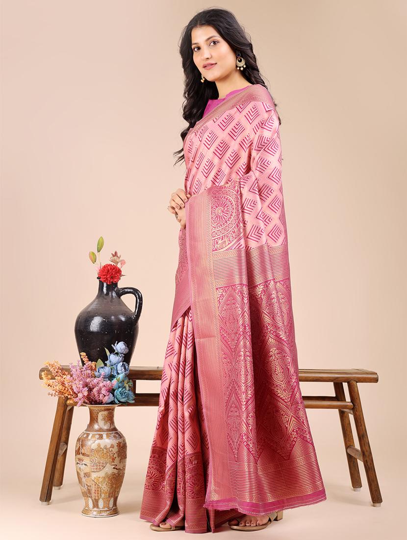 women self design banarasi saree with blouse - 21920355 -  Standard Image - 1