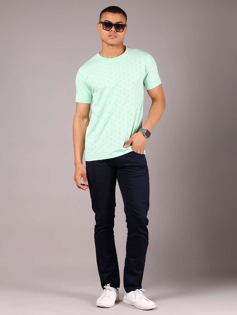 men self design short sleeve regular fit t-shirt - 21921103 -  Standard Image - 4