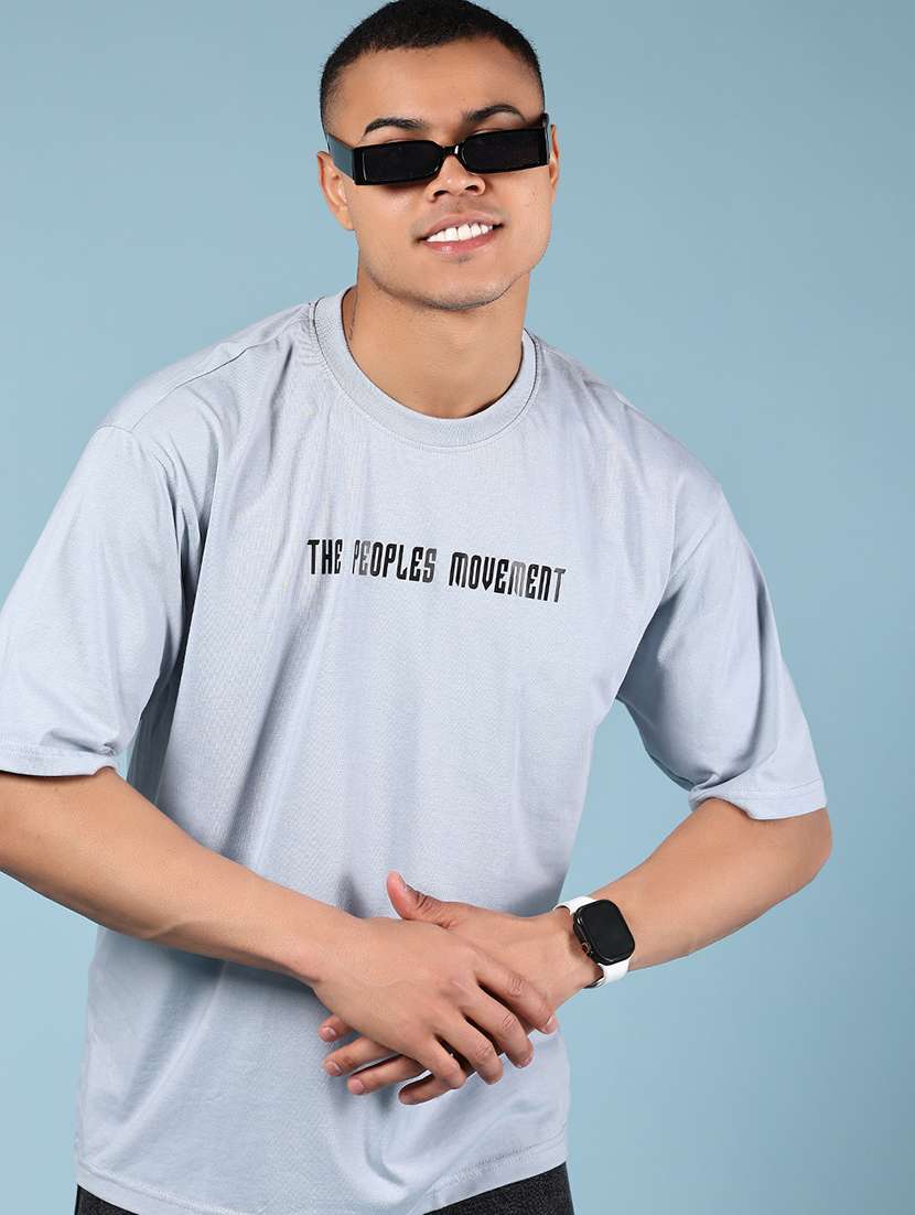 men printed short sleeves loose fit t-shirt - 21921133 -  Standard Image - 1