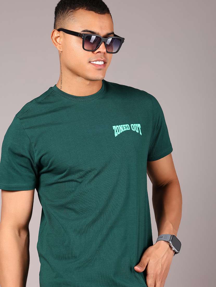 men printed short sleeves regulr fit t-shirt - 21921145 -  Standard Image - 1