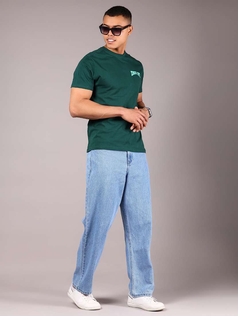 men printed short sleeves regulr fit t-shirt - 21921145 -  Standard Image - 4