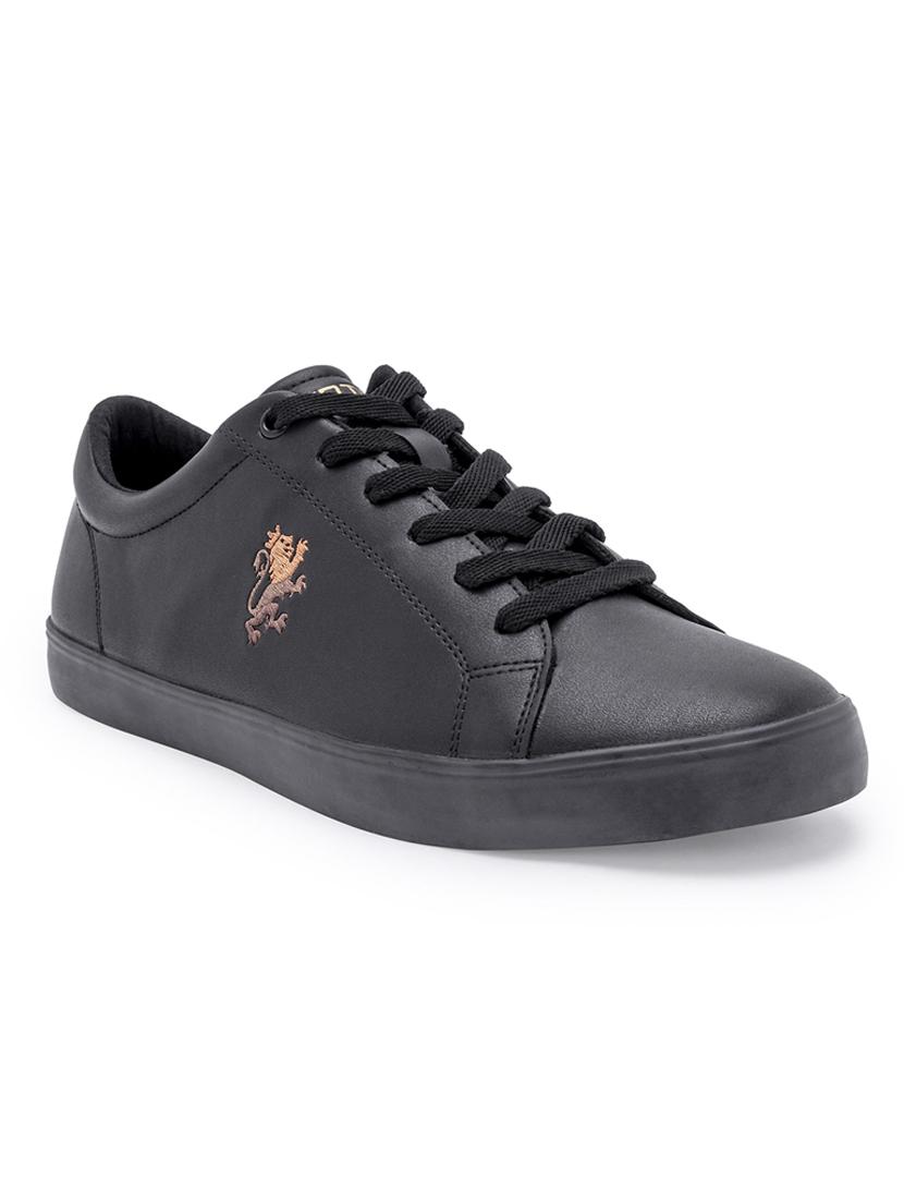 men black lace up sneaker - 21922441 -  Standard Image - 1