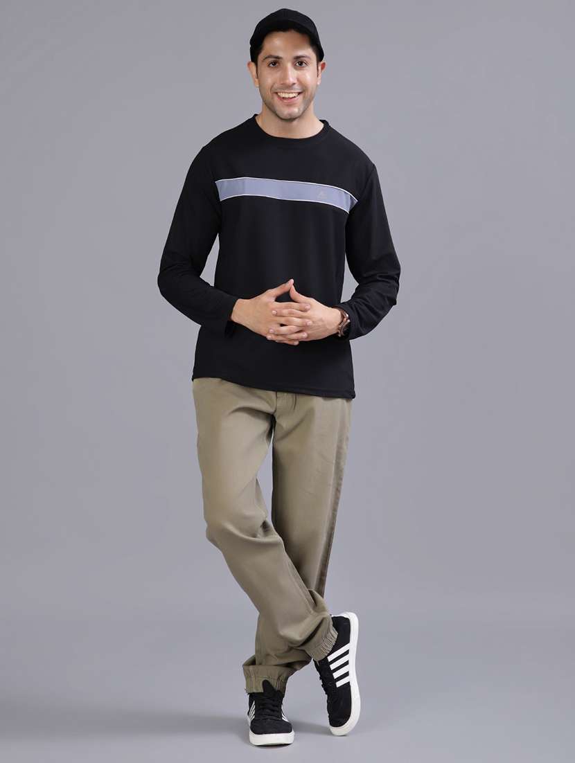 men striped long sleeve regular fit t-shirt - 21922566 -  Standard Image - 4