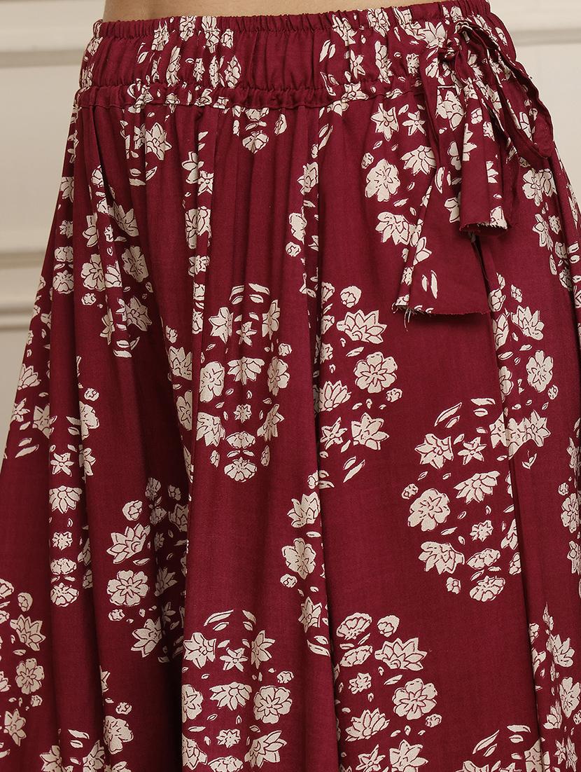 women floral printed flared palazzo - 21922580 - Standard Image - 4