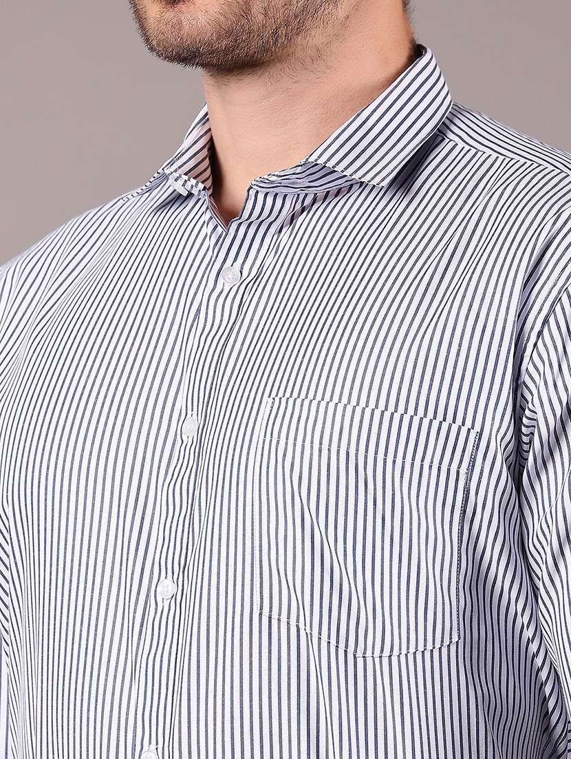men striped long sleeve formal shirt - 21922814 -  Standard Image - 4