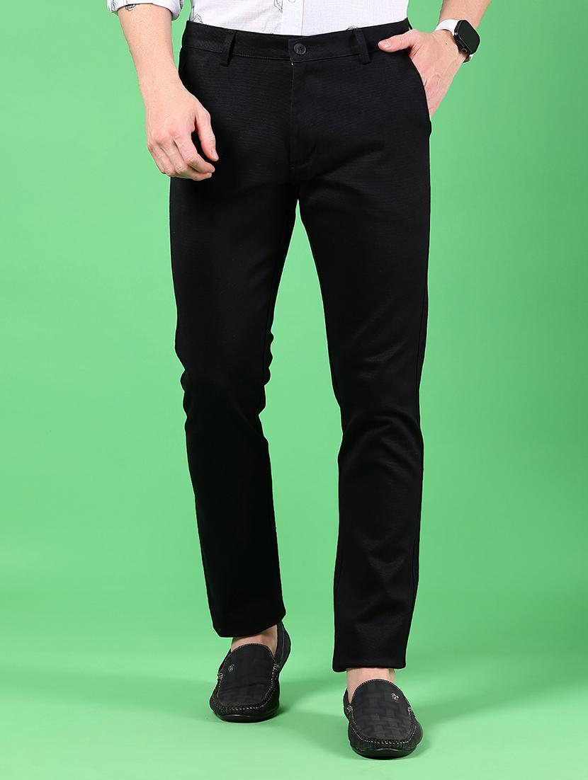 men solid mid rise regular fit chinos - 21922873 - Zoom Image - 0