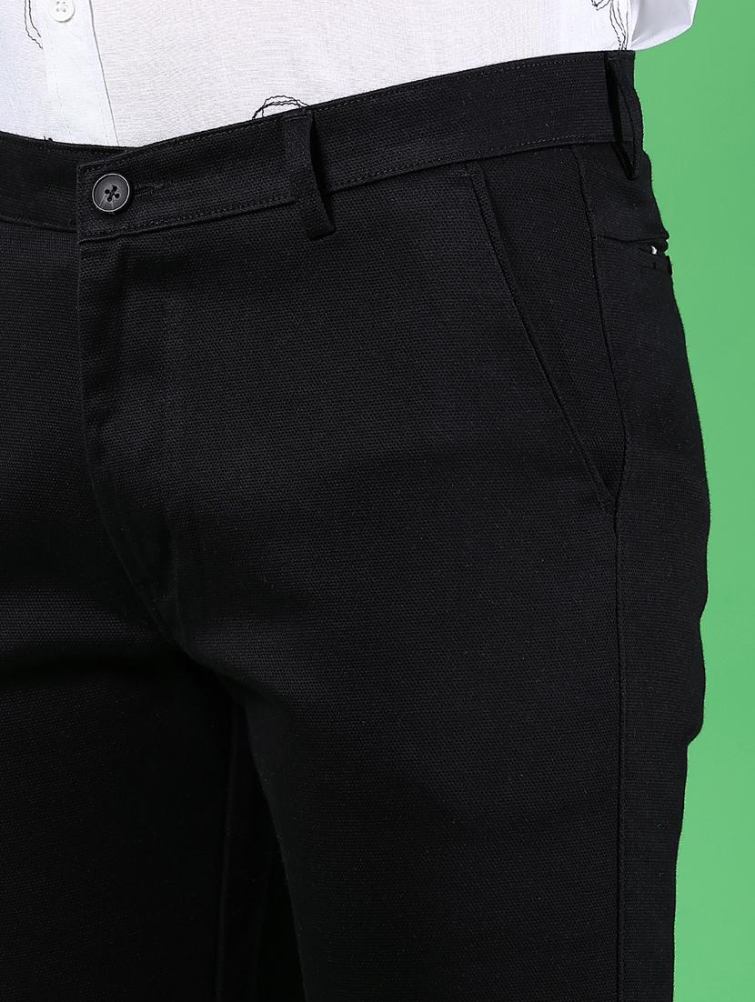 men solid mid rise regular fit chinos - 21922873 - Standard Image - 4