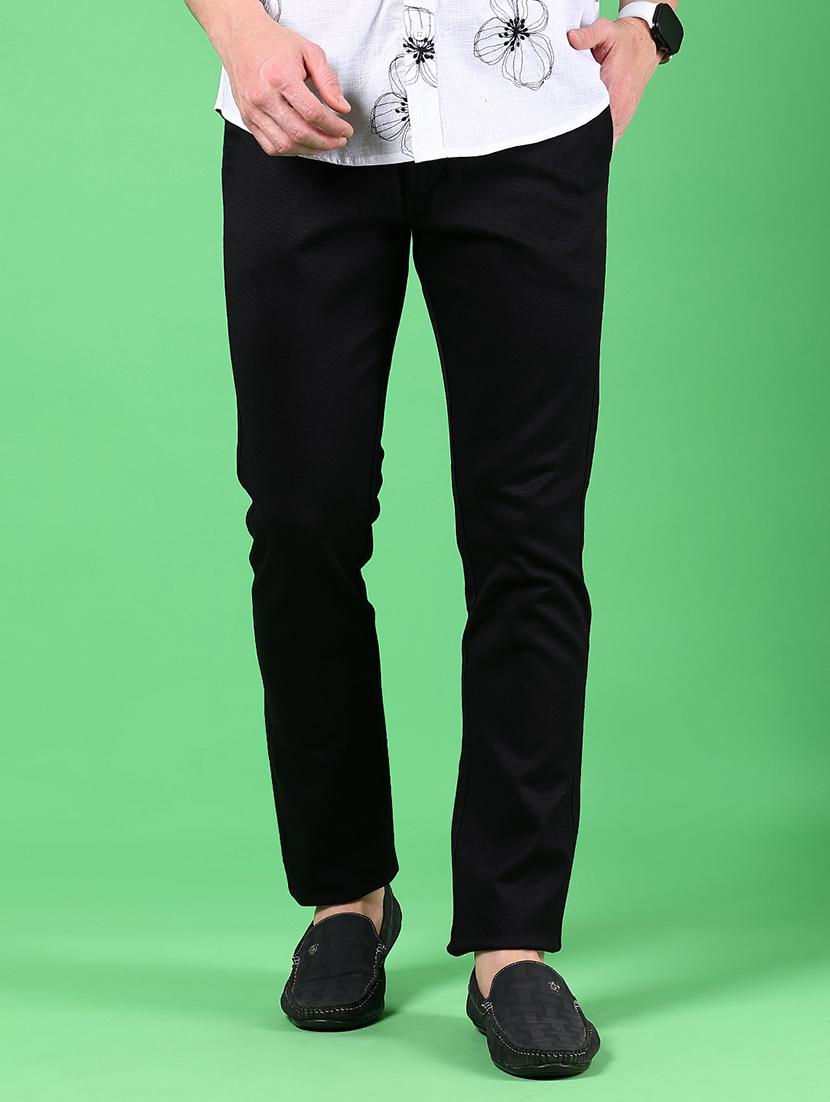 men solid mid rise slim fit chinos  - 21922894 -  Standard Image - 1