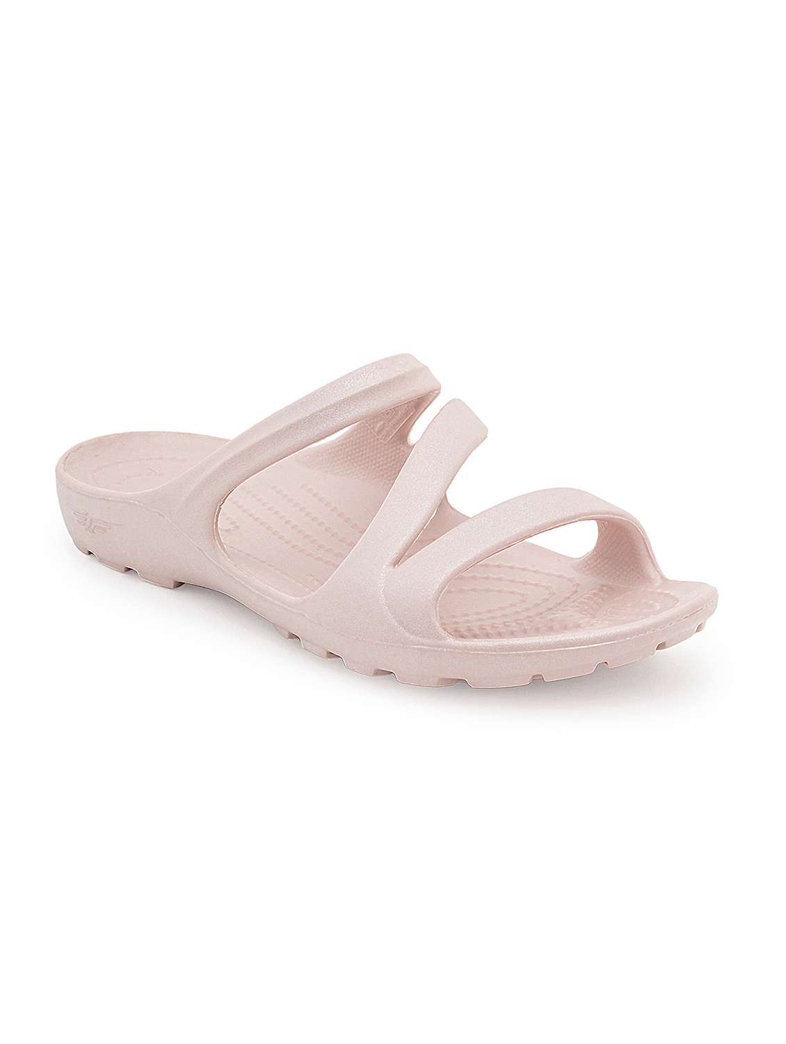 women solid slip on slider - 21923195 -  Standard Image - 1