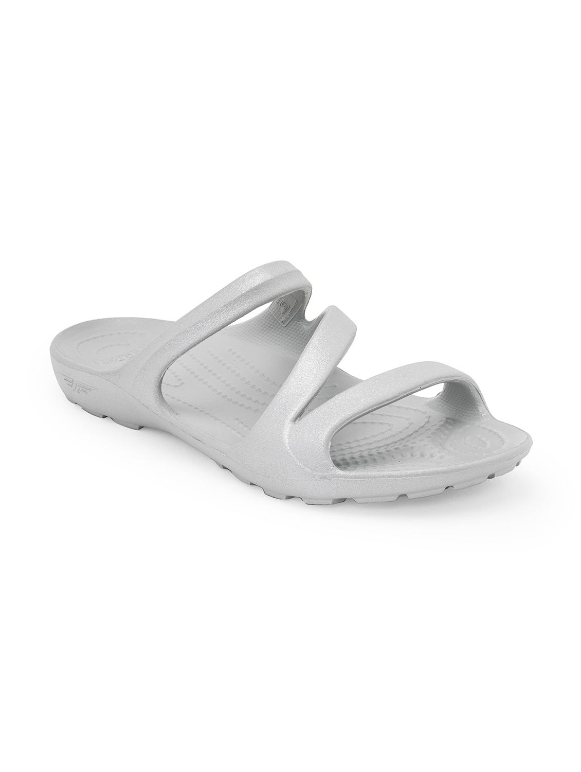 women solid slip on slider - 21923197 - Standard Image - 1