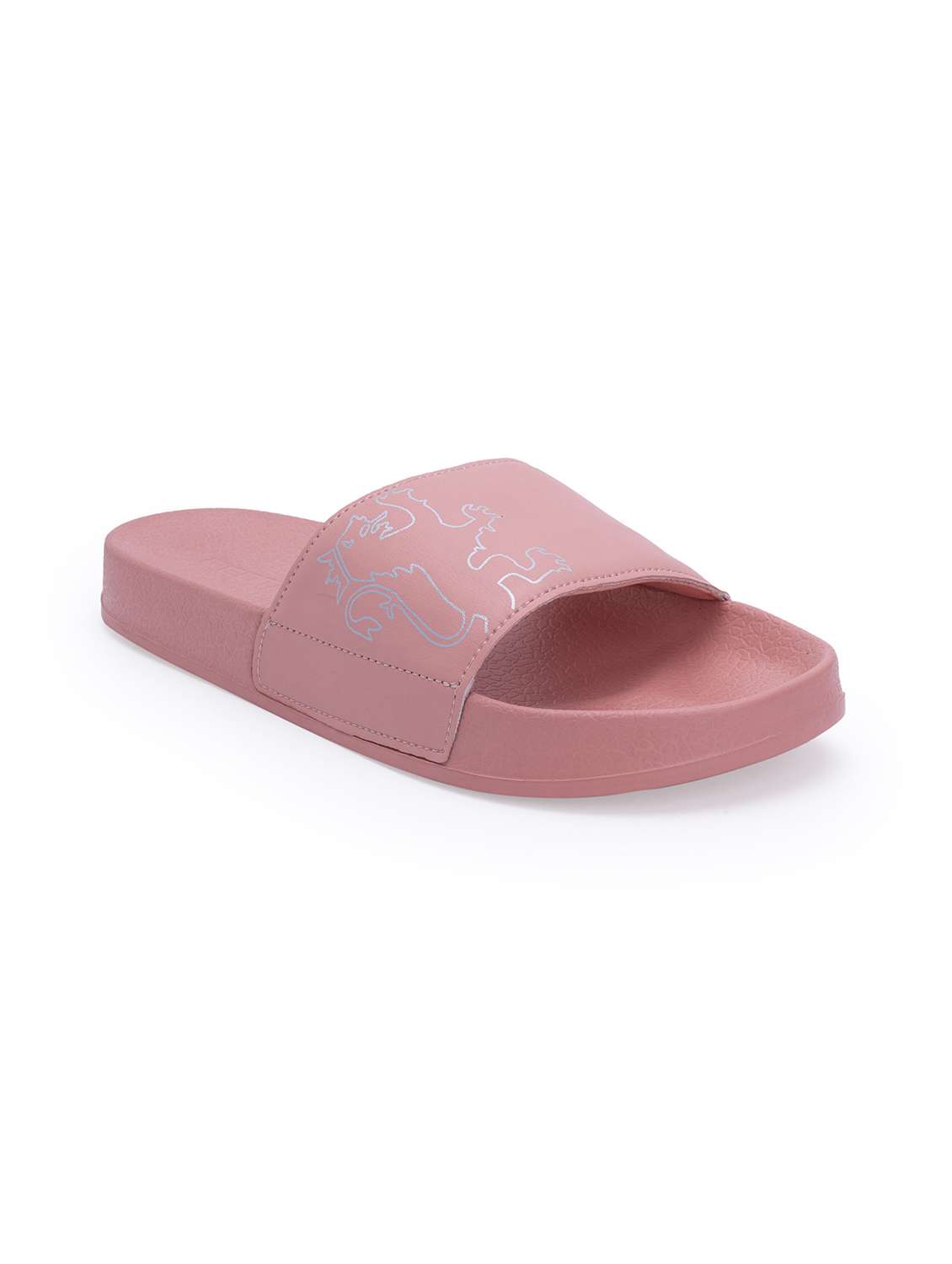 women printed slip on slider - 21923217 - Standard Image - 1