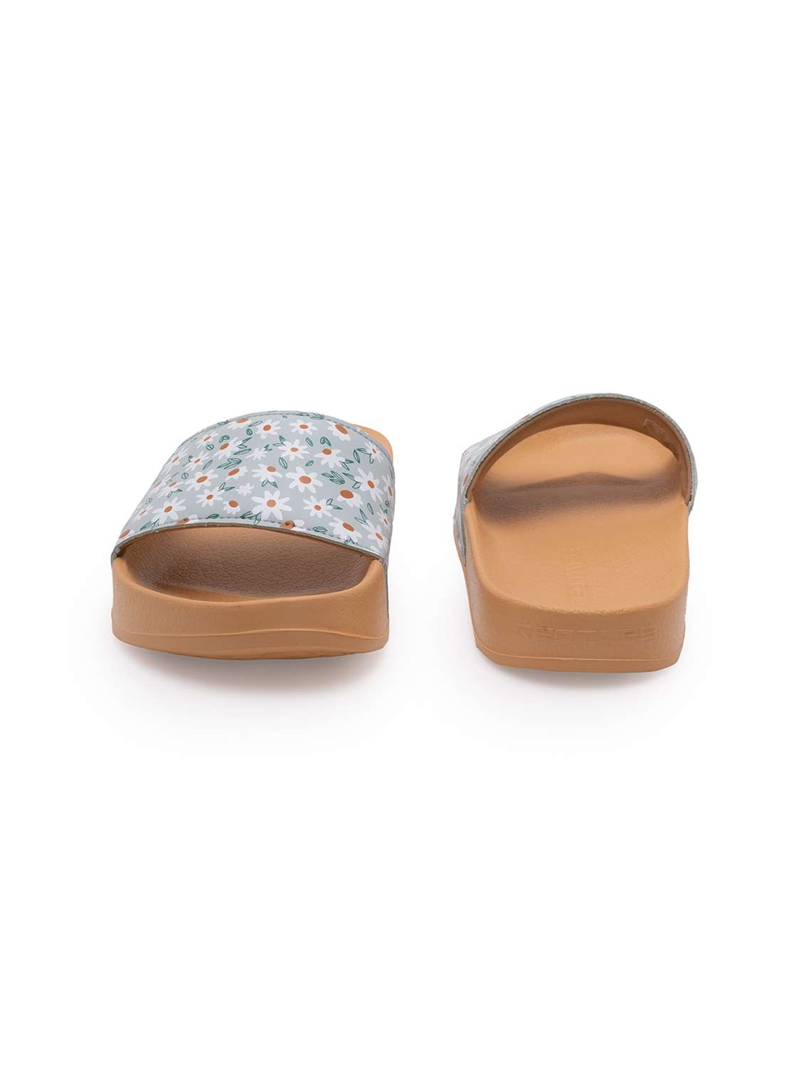 women printed slip on slider - 21923234 - Standard Image - 4