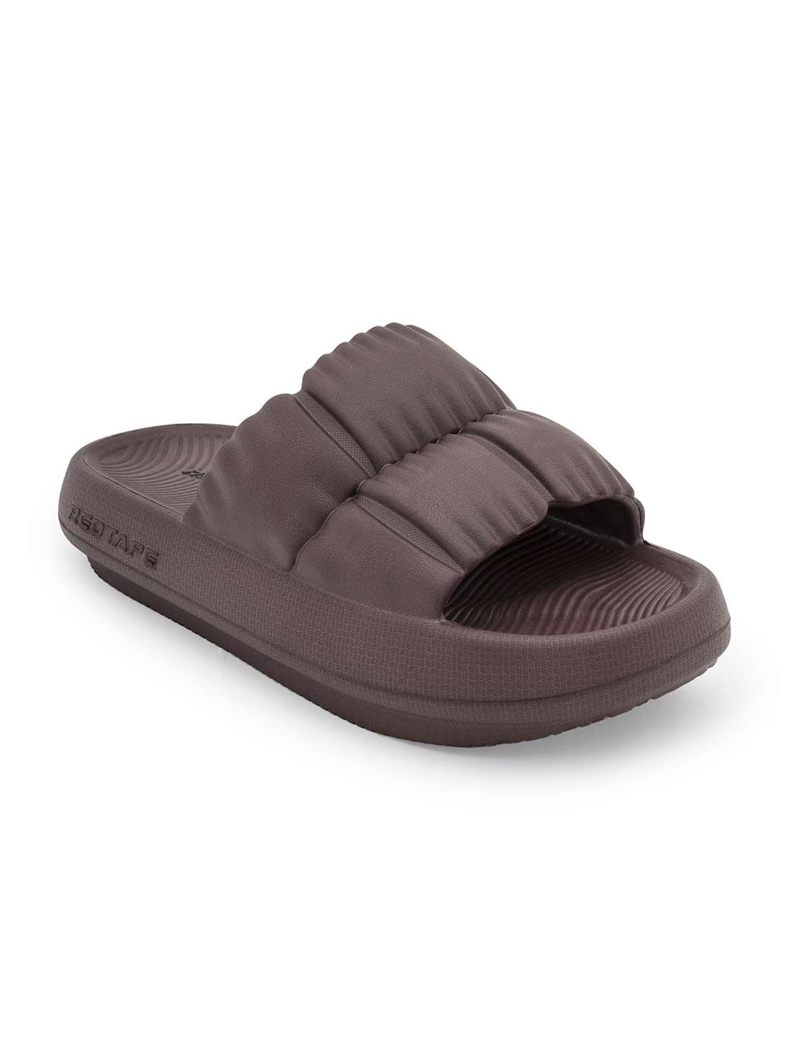 women textured slip on slider - 21923287 - Standard Image - 1