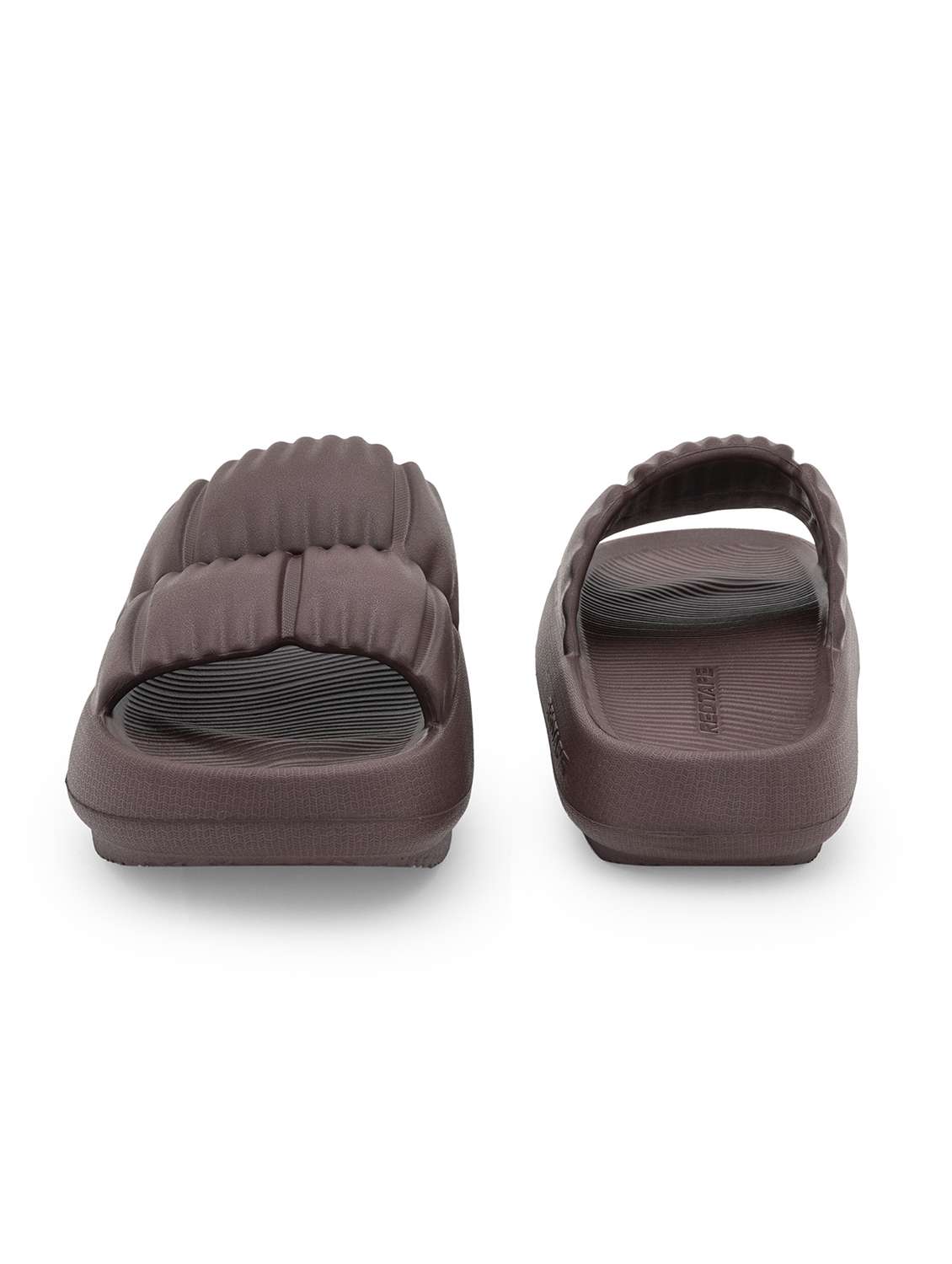 women textured slip on slider - 21923287 - Standard Image - 4