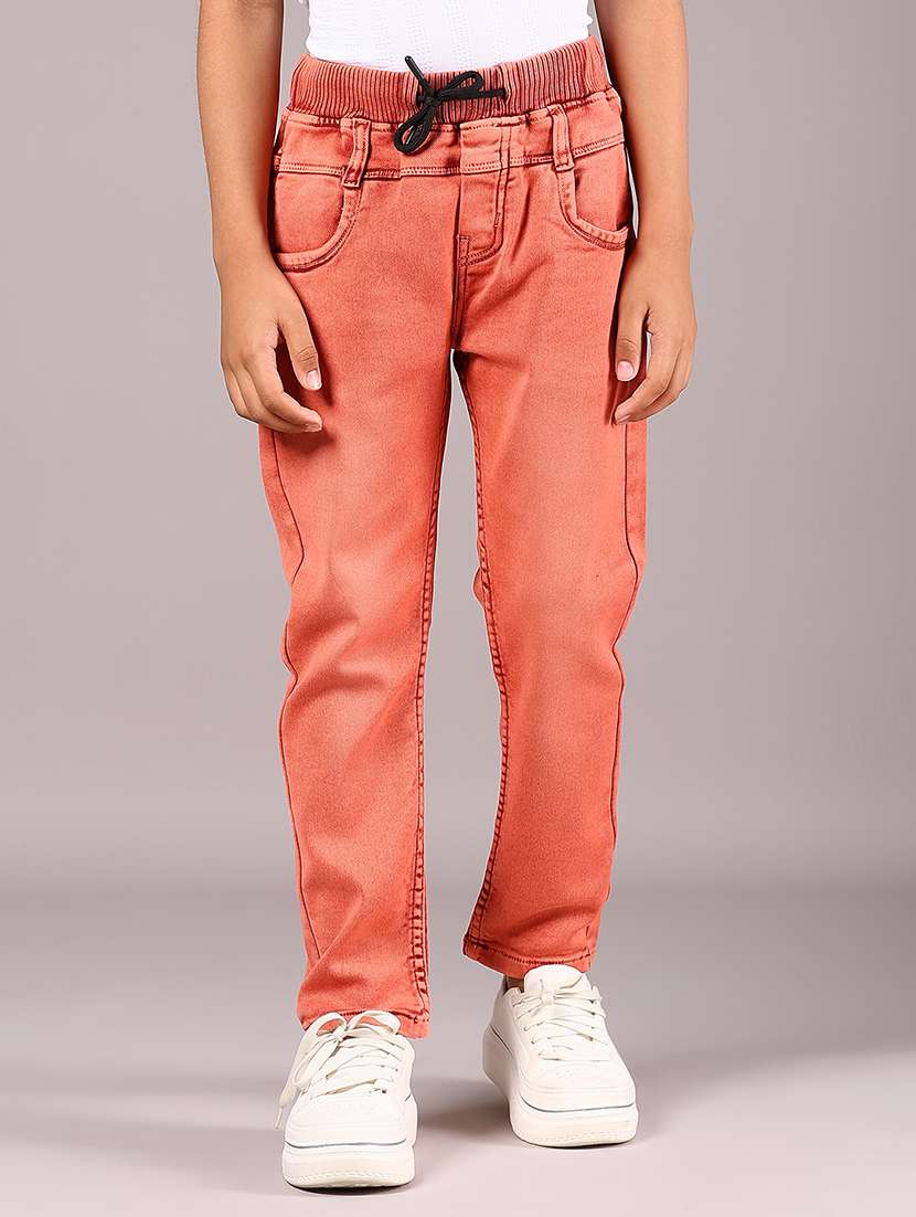 boys coral solid mid rise jeans - 21923304 - Standard Image - 1