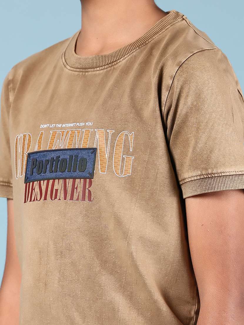 boys printed short sleeves t-shirt - 21923509 -  Standard Image - 4