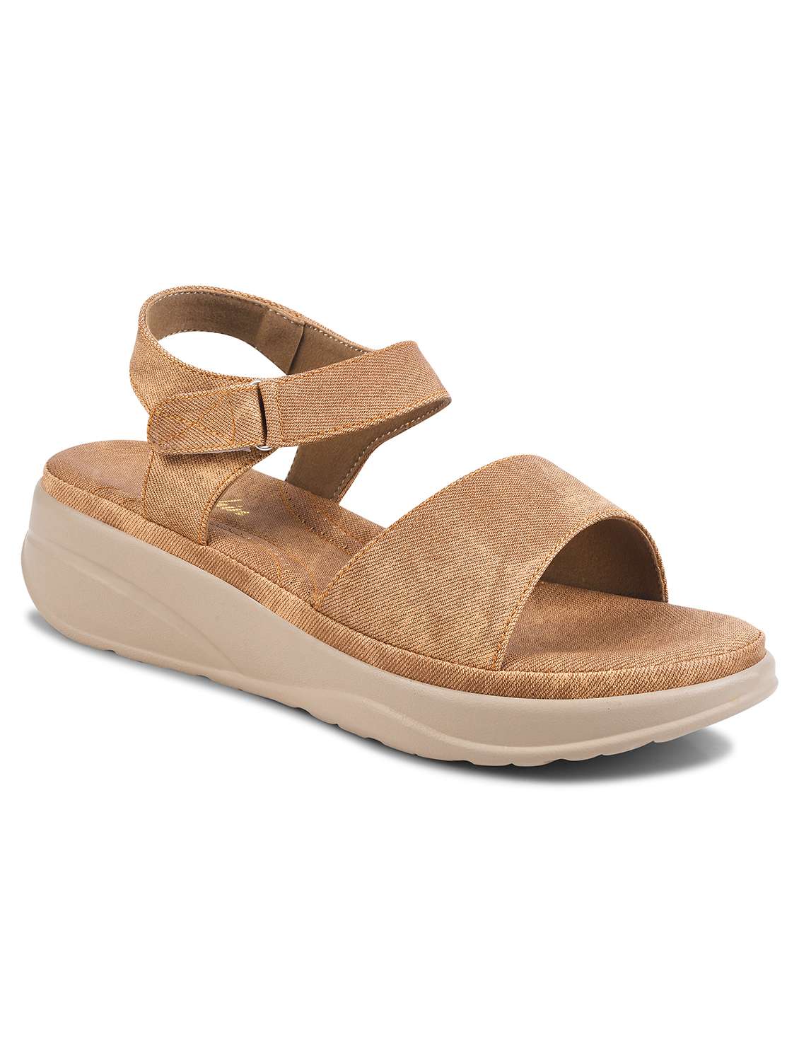 women solid back strap wedges - 21923599 -  Standard Image - 1