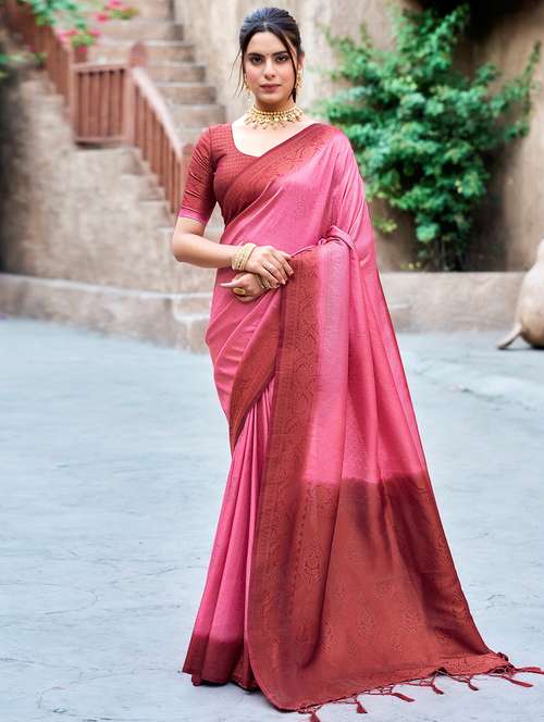 women self design banarasi saree with blouse - 21923737 -  Standard Image - 0
