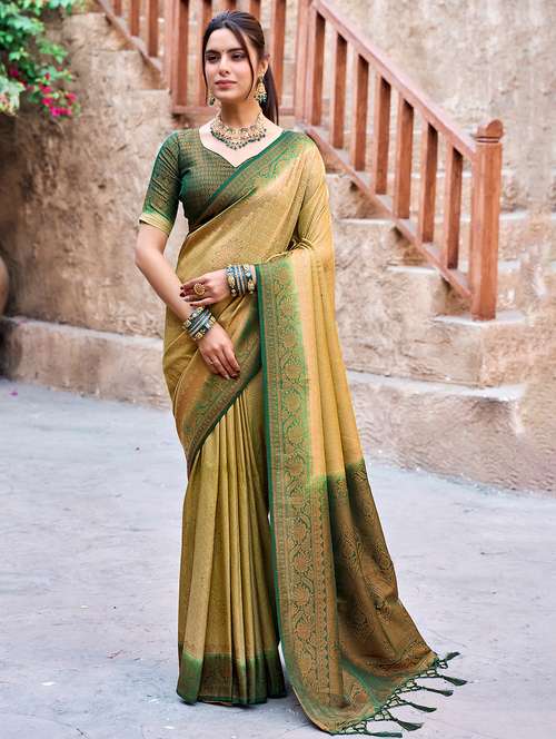 women self design banarasi saree with blouse - 21923741 -  Standard Image - 0