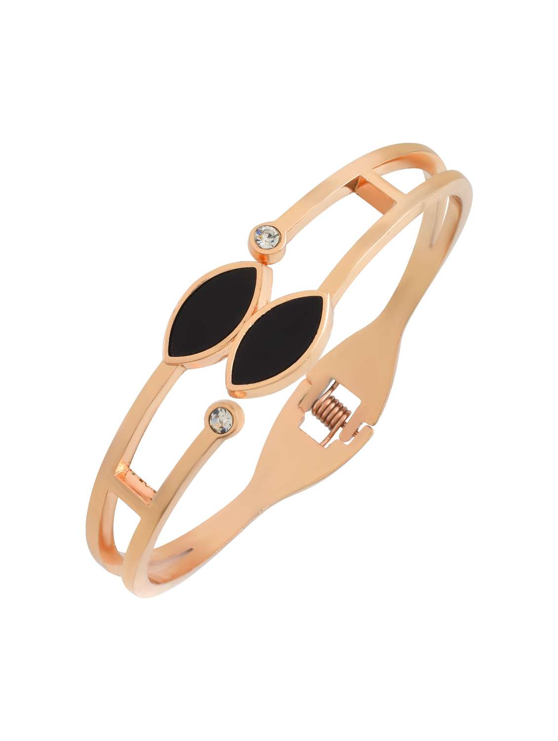women gold brass bangle bracelet - 21923878 -  Standard Image - 1