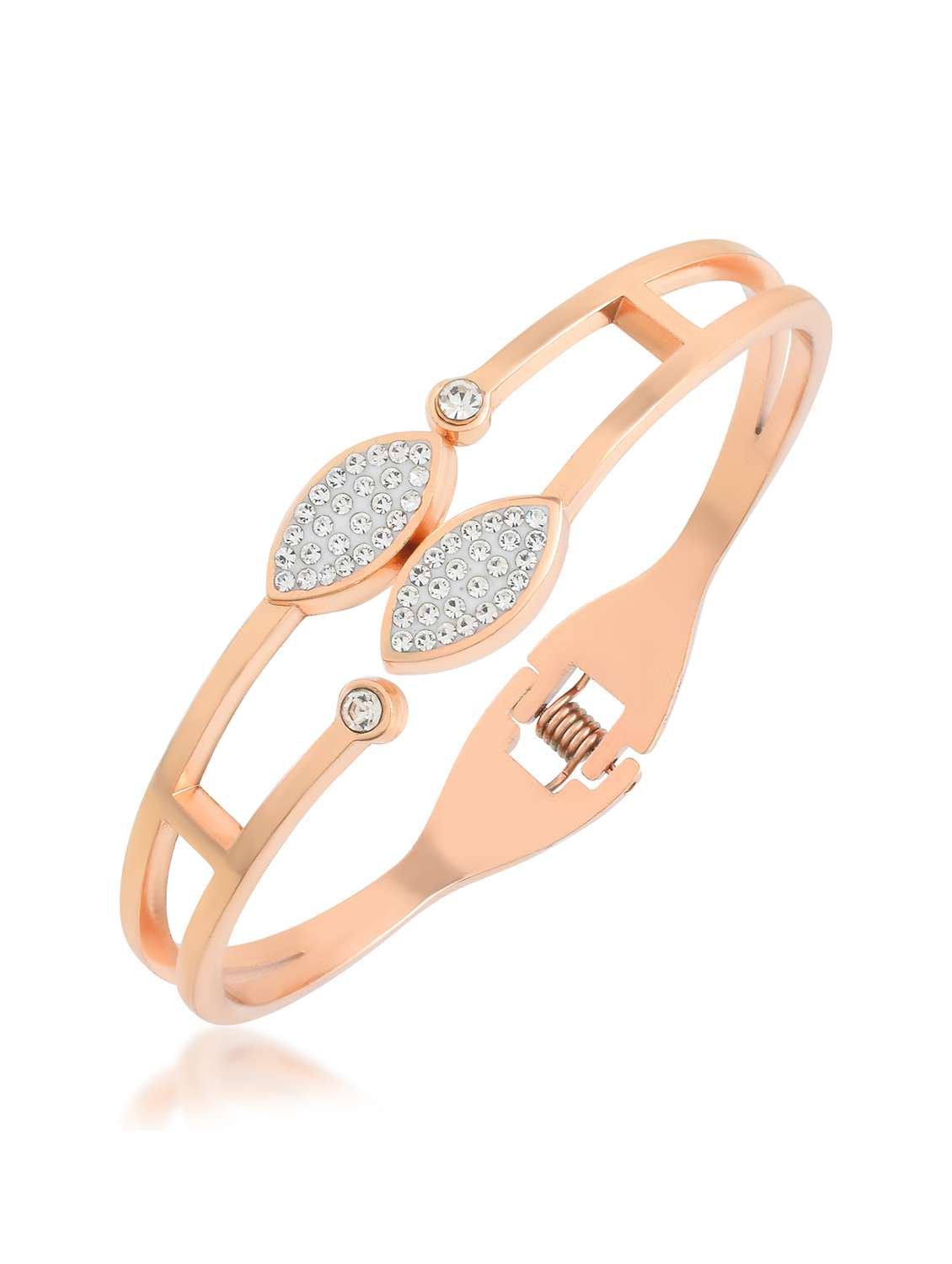 women rose gold cuff bracelet - 21923881 -  Standard Image - 1