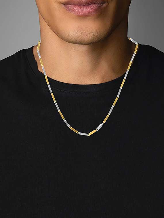 gold plated brass chain for men - 21923892 -  Standard Image - 4