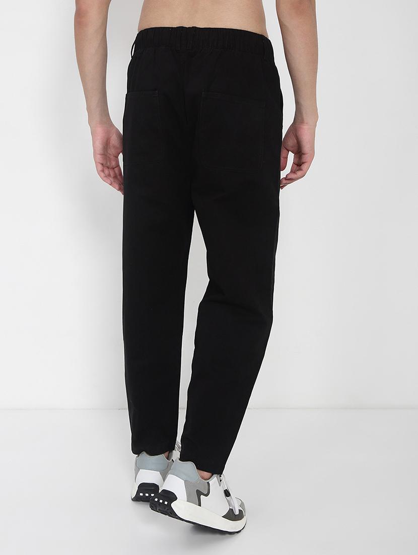 men solid mid rise full length casual trouser - 21923906 - Standard Image - 4
