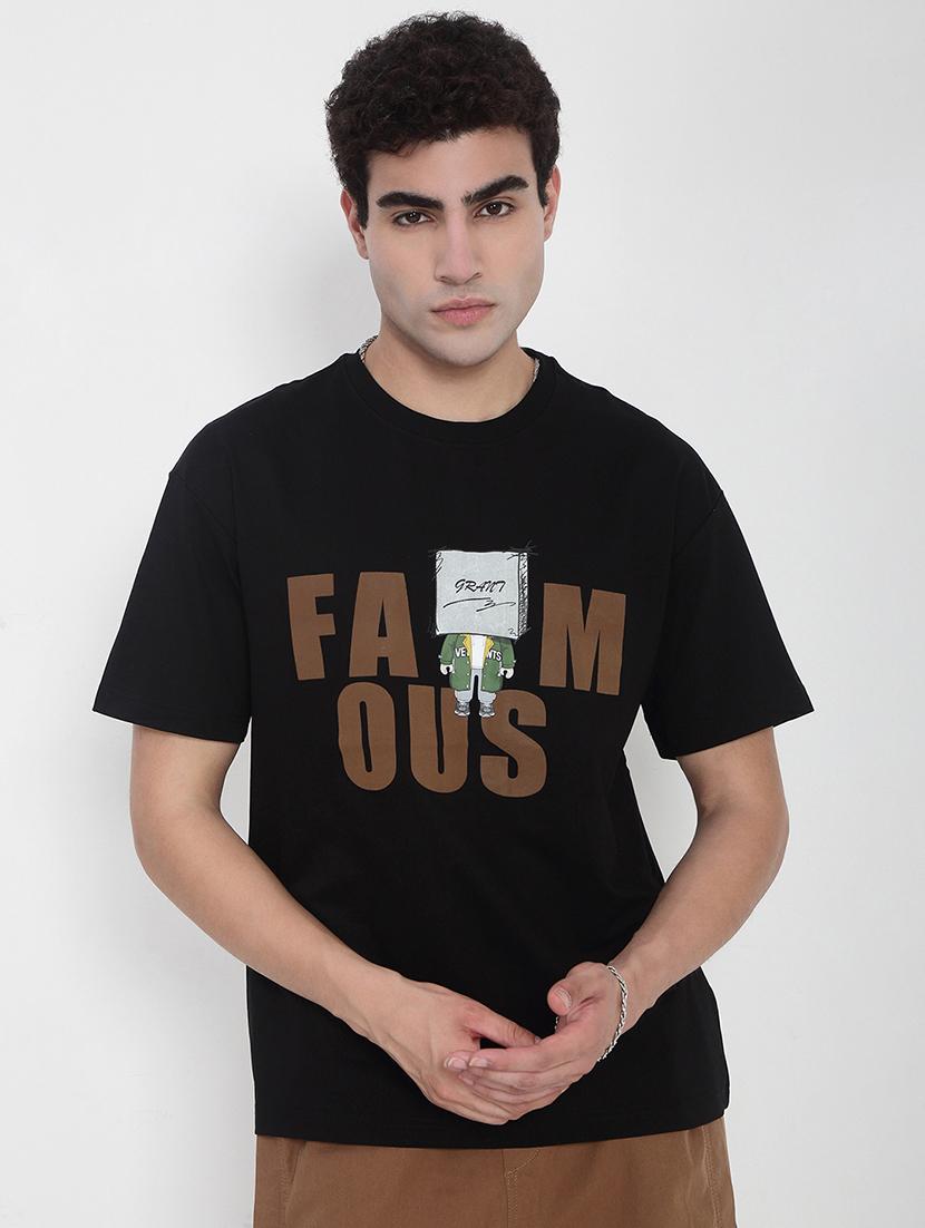 men printed short sleeves loose fit t-shirt - 21923924 -  Standard Image - 1