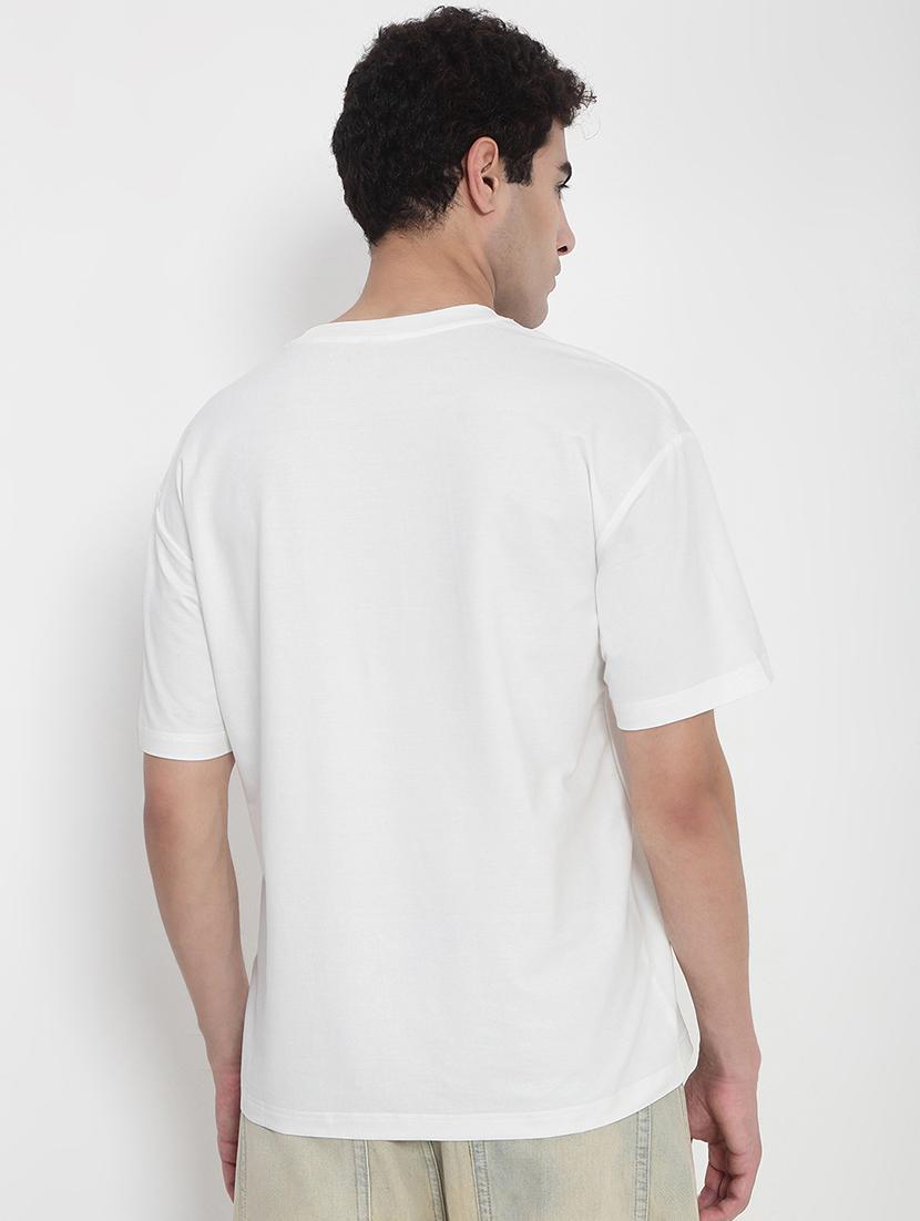 men printed short sleeves loose fit t-shirt - 21923926 - Standard Image - 4