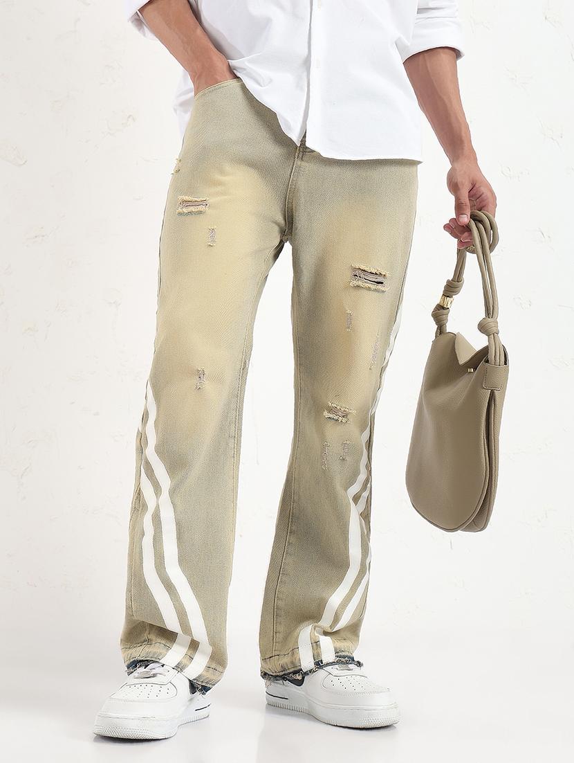 men distressed mid rise baggy jean - 21923939 - Zoom Image - 0
