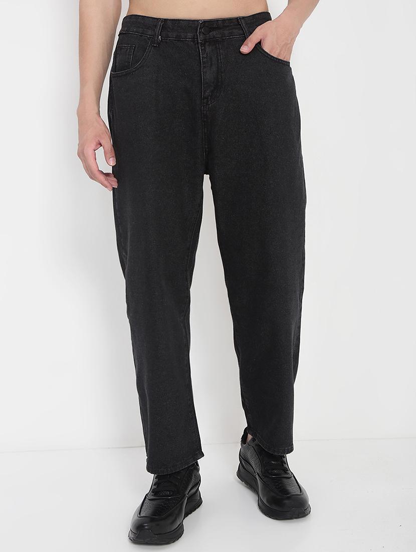 men solid mid rise straight fit jean - 21923942 -  Standard Image - 1