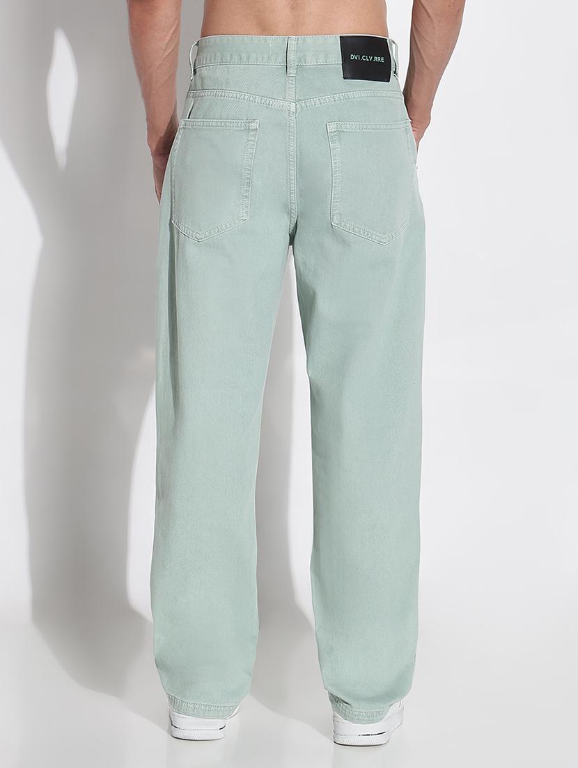 men solid mid rise straight fit jean - 21923943 - Standard Image - 4