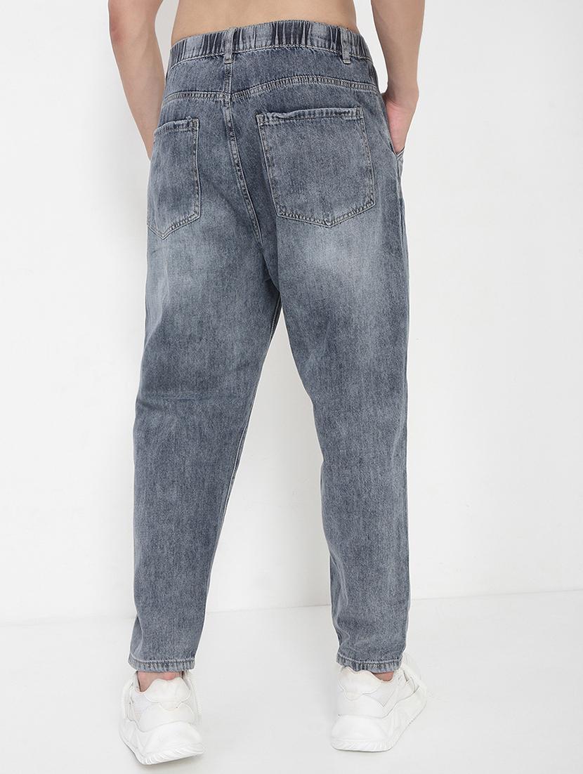 men solid mid rise baggy jean - 21923952 - Standard Image - 4