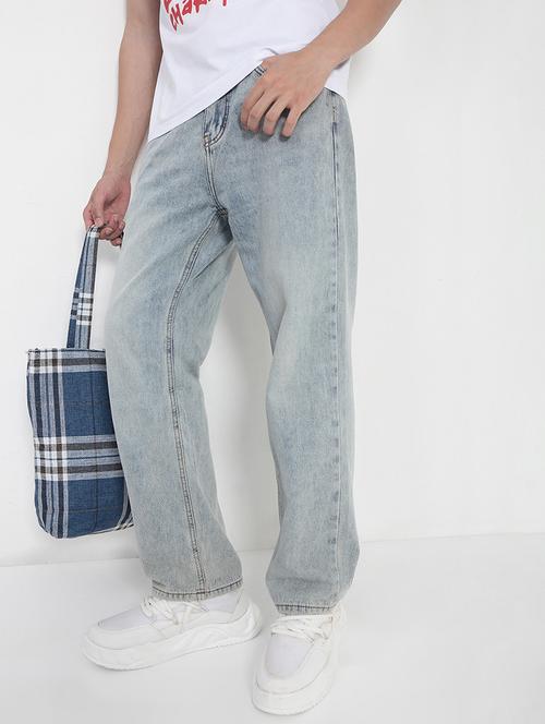 men solid mid rise straight fit jean - 21923953 -  Standard Image - 0