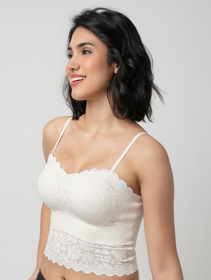 women lightly padded lace bralette - 21924031 -  Standard Image - 1