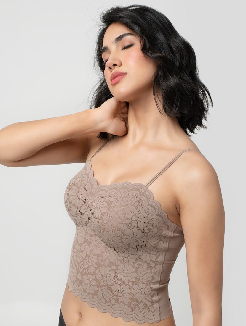 women lightly padded lace bralette - 21924032 -  Standard Image - 1